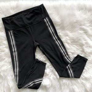 Black Athleta Salutation Striped legging S…